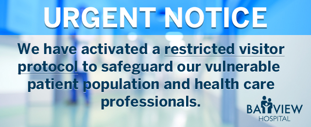 Bayview Urgent Notice Restricted protocol